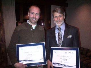 Dr. Moir and Dr. Siren from North West Patients' Choice Awards